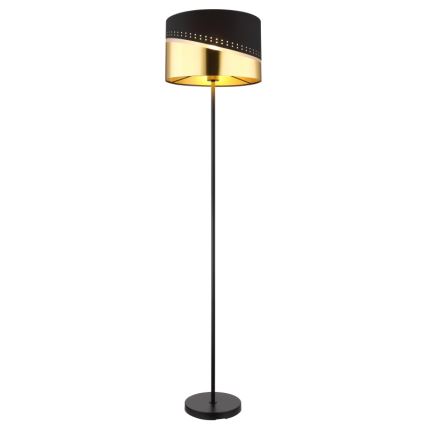 Globo - Торшер 1xE27/60W/230V диаметр 35 см черный/золотистый