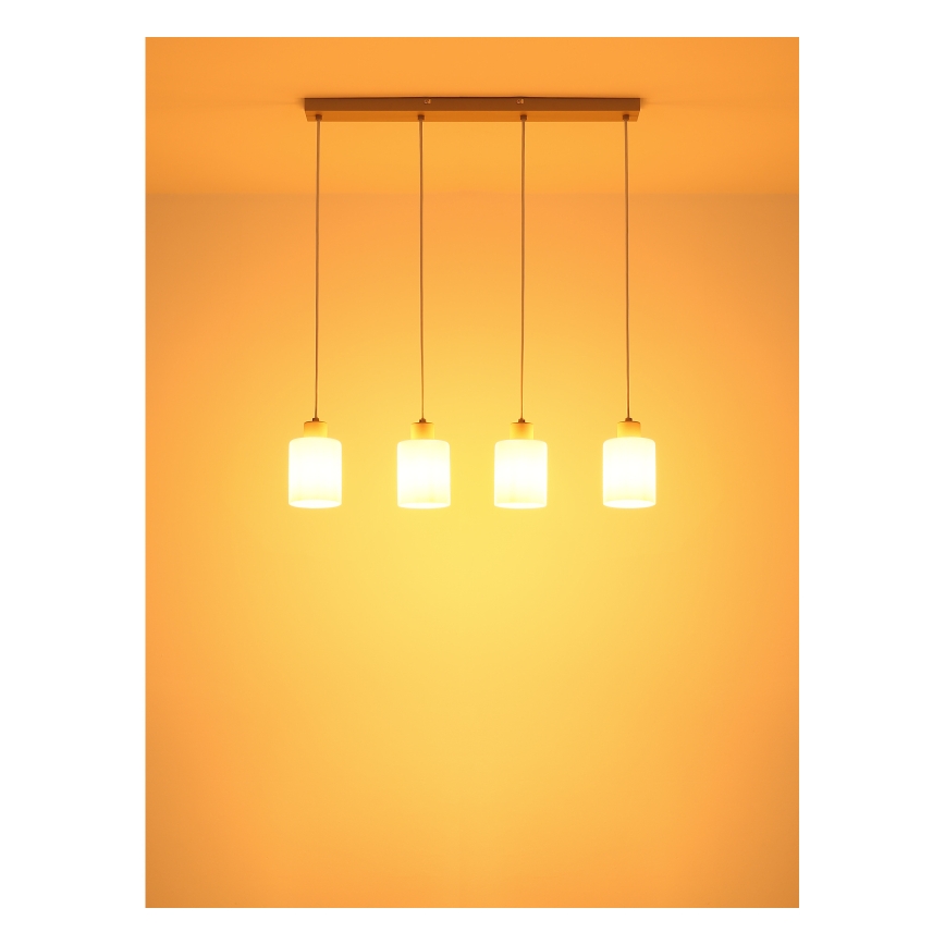 Globo - підвісна люстра на тросі 4xE27/40W/230V