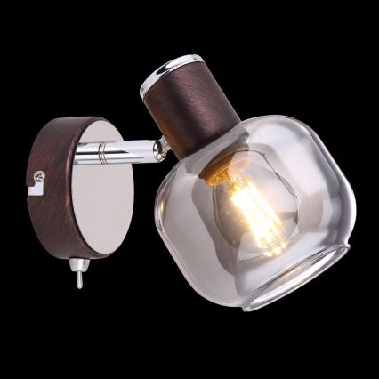 Globo 54303-1 - Настенный прожектор PALLO 1xE14/40W/230V