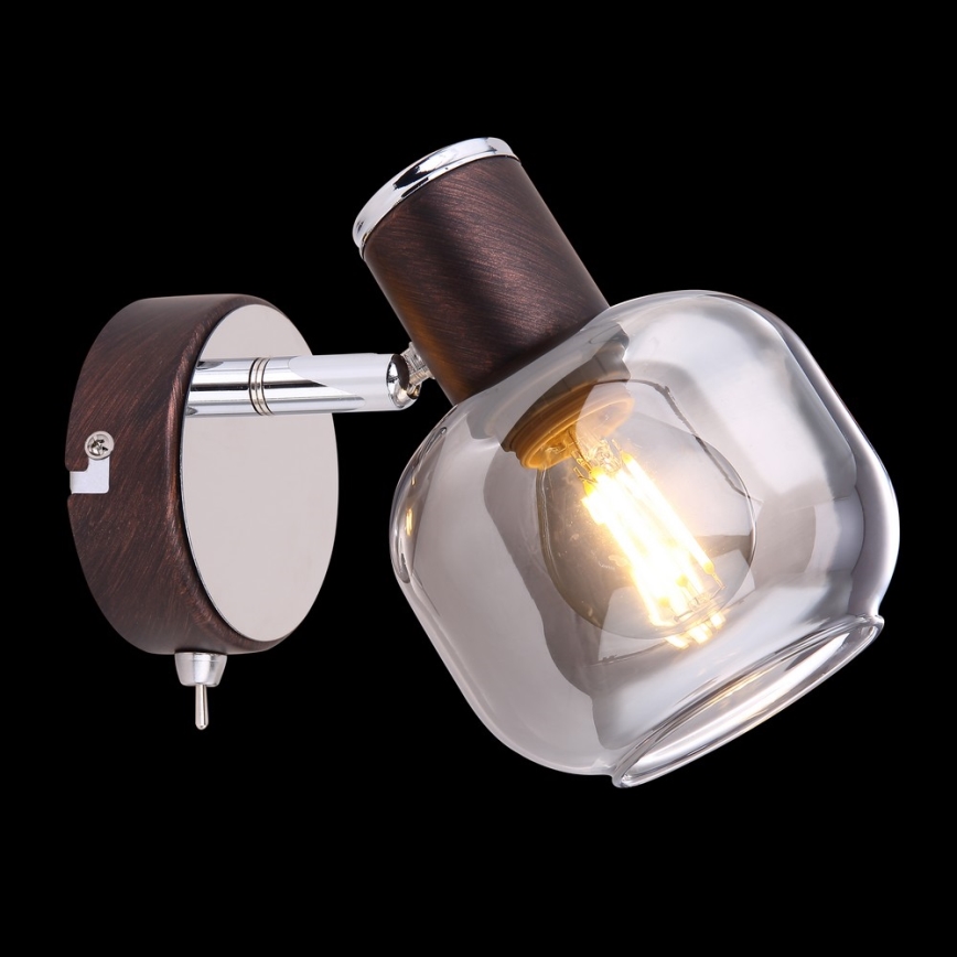 Globo 54303-1 - Настенный прожектор PALLO 1xE14/40W/230V