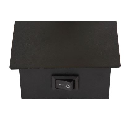 Globo - Настенный точечный светильник 1xE14/40W/230V черный