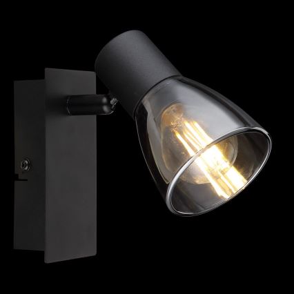 Globo - Настінний точковий світильник 1xE14/40W/230V чорний