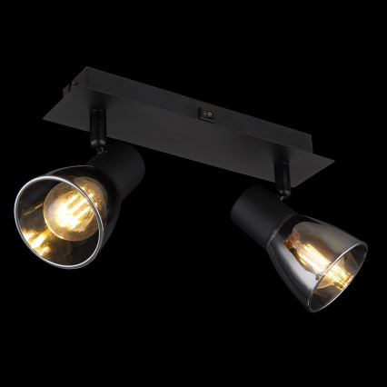 Globo - Настенный точечный светильник 2xE14/40W/230V черный