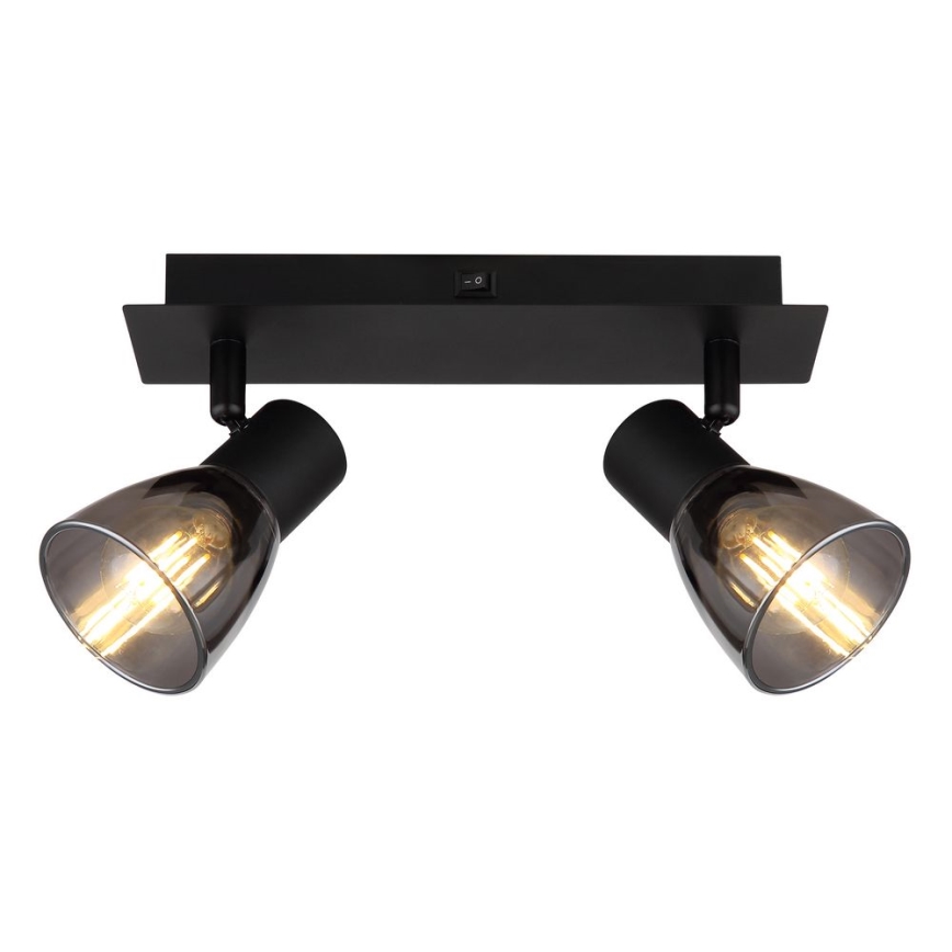 Globo - Настенный точечный светильник 2xE14/40W/230V черный
