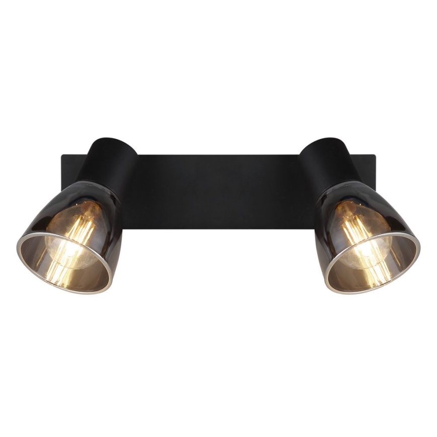 Globo - Настенный точечный светильник 2xE14/40W/230V черный
