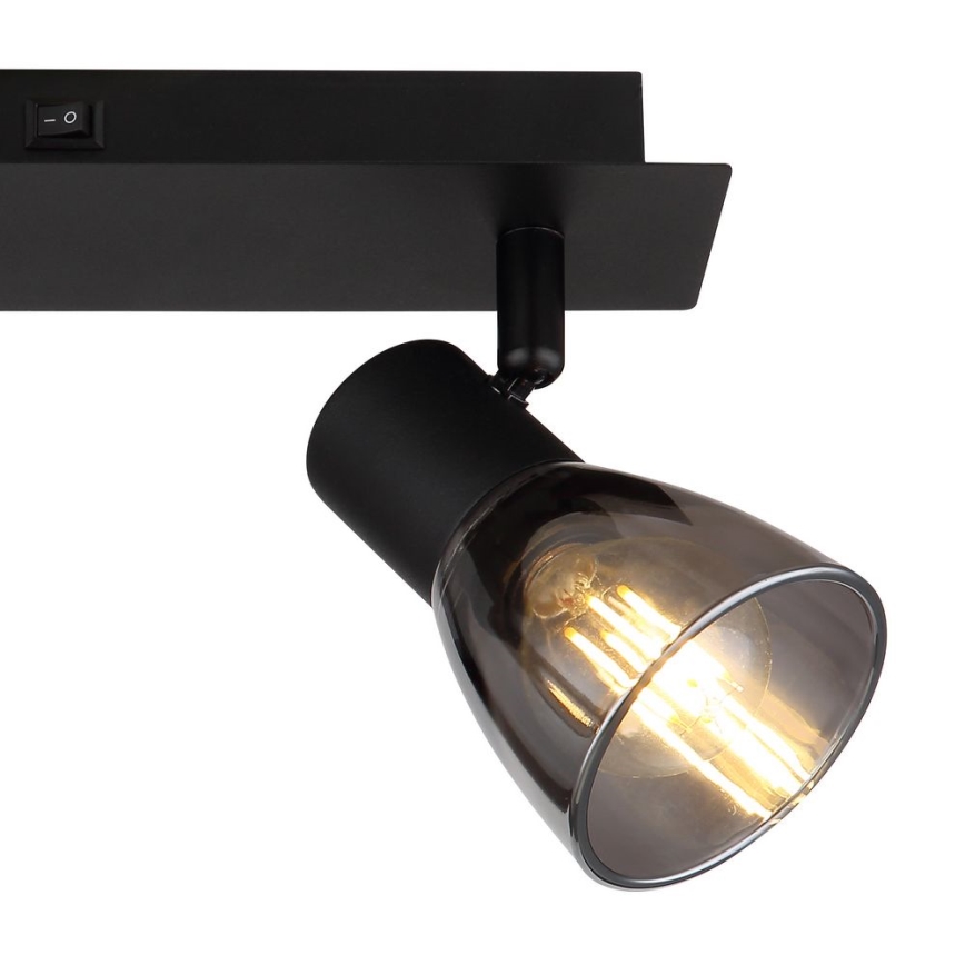 Globo - Настенный точечный светильник 2xE14/40W/230V черный
