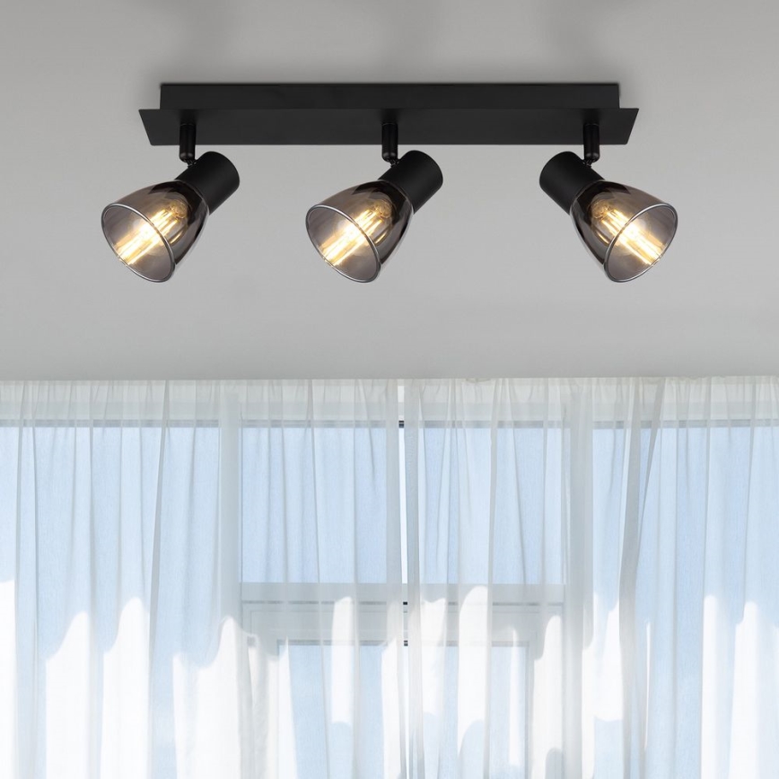 Globo - Точечный светильник 3xE14/40W/230V черный