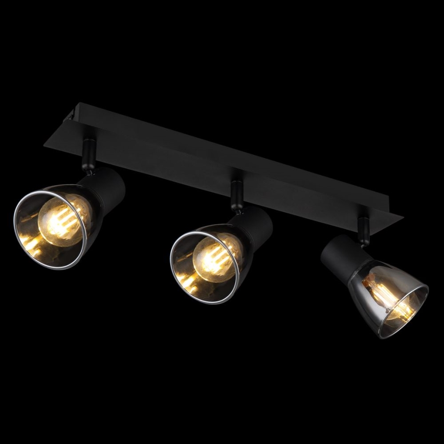 Globo - Точковий світильник 3xE14/40W/230V чорний