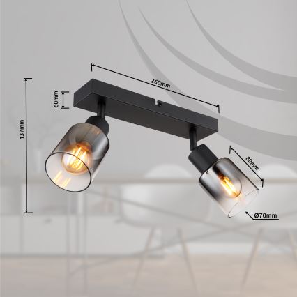 Globo - Точковий світильник 2xE14/40W/230V