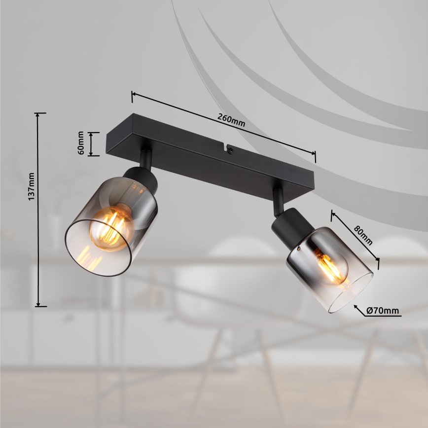 Globo - Точковий світильник 2xE14/40W/230V