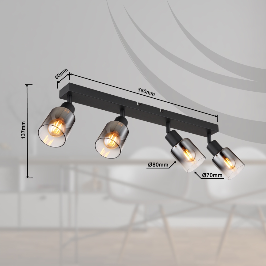 Globo - Точковий світильник 4xE14/40W/230V