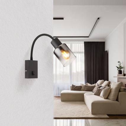 Globo - Гнучка настінна лампа 1xE14/40W/230V