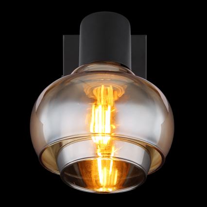 Globo - Настінний точковий світильник 1xE14/40W/230V чорний
