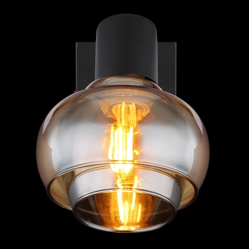 Globo - Настінний точковий світильник 1xE14/40W/230V чорний