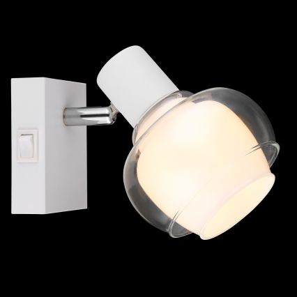 Globo - Настінний точковий світильник 1xE14/40W/230V білий