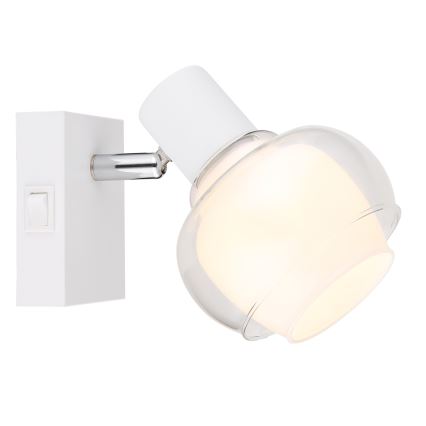 Globo - Настінний точковий світильник 1xE14/40W/230V білий