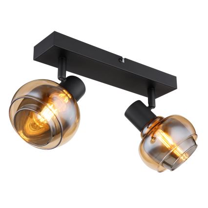 Globo - Точечный светильник 2xE14/40W/230V чёрный