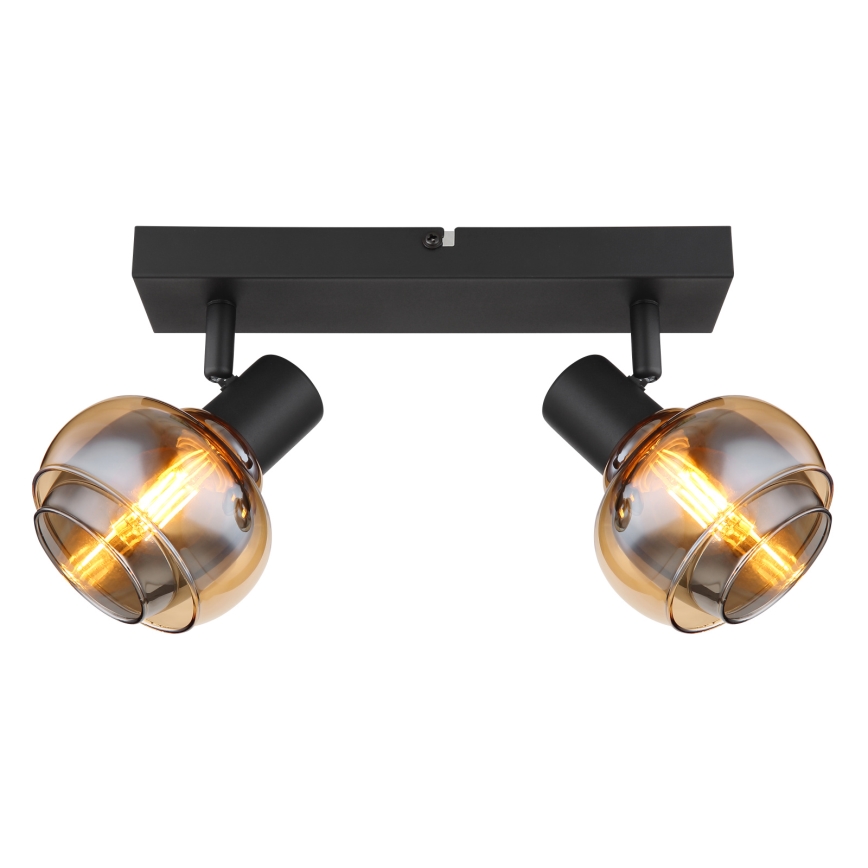 Globo - Точечный светильник 2xE14/40W/230V чёрный