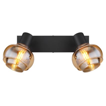 Globo - Точечный светильник 2xE14/40W/230V чёрный