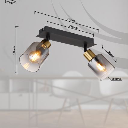 Globo - Точковий світильник 2xE14/25W/230V