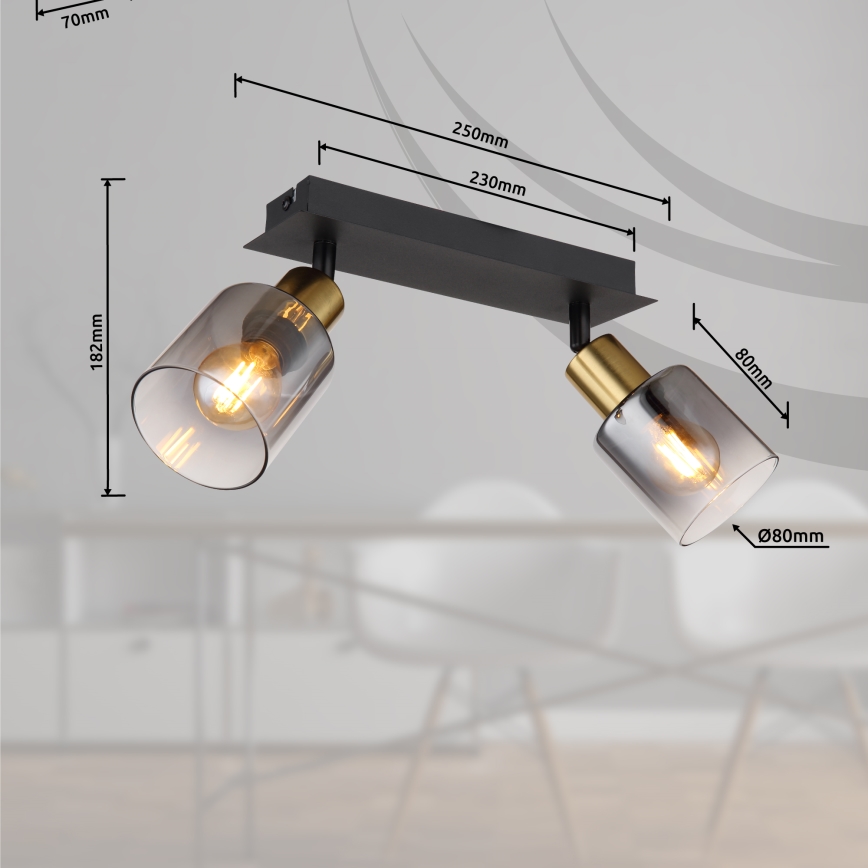 Globo - Точковий світильник 2xE14/25W/230V
