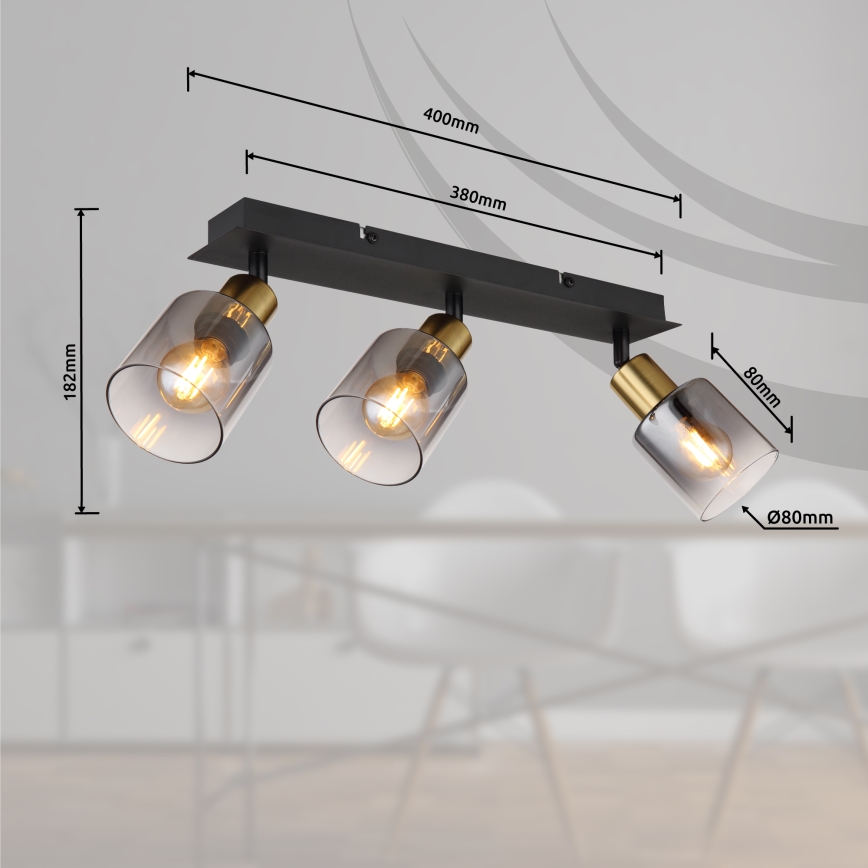 Globo - Точечный светильник 3xE14/25W/230V