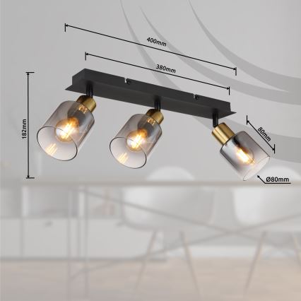 Globo - Точковий світильник 3xE14/25W/230V