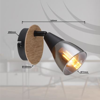 Globo - Настенный точечный светильник 1xE14/25W/230V