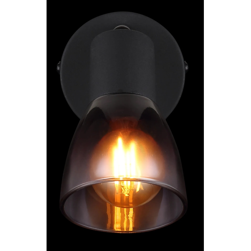 Globo - Настенный точечный светильник 1xE14/25W/230V черный