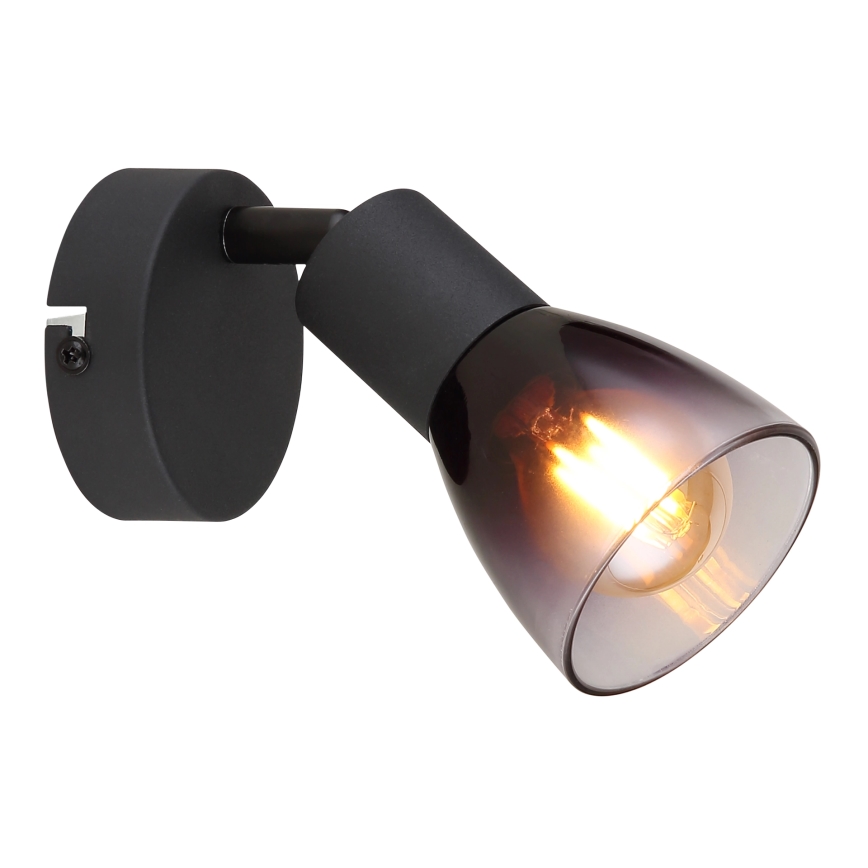 Globo - Настенный точечный светильник 1xE14/25W/230V черный