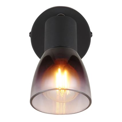 Globo - Настінний точковий світильник 1xE14/25W/230V чорний