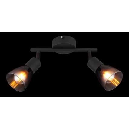 Globo - Точечный светильник 2xE14/25W/230V черный