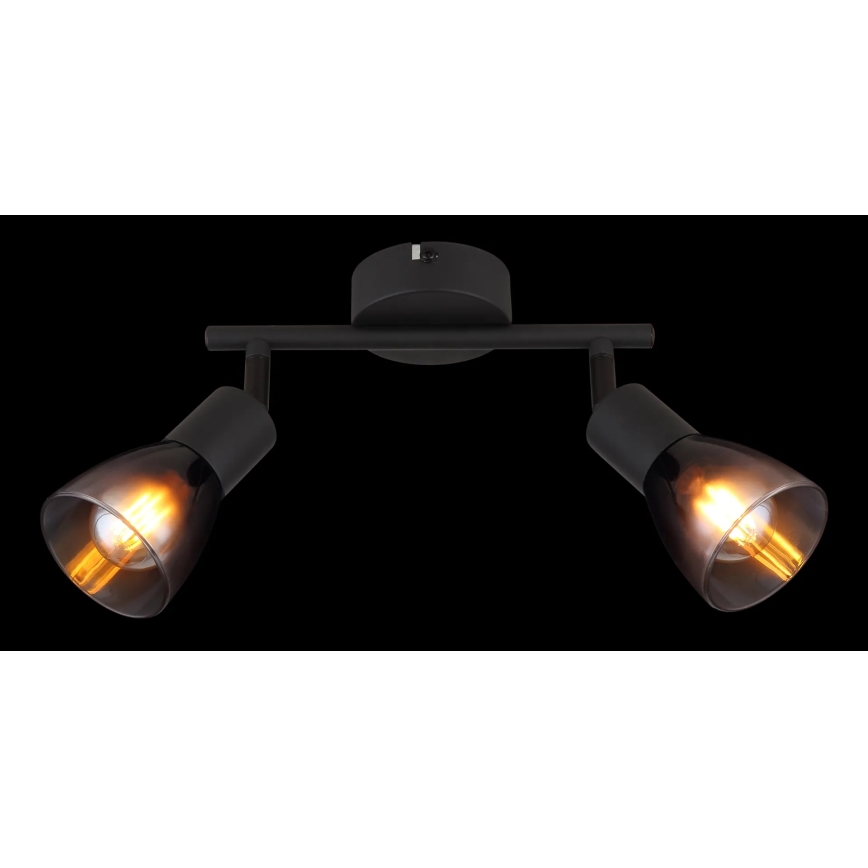 Globo - Точечный светильник 2xE14/25W/230V черный