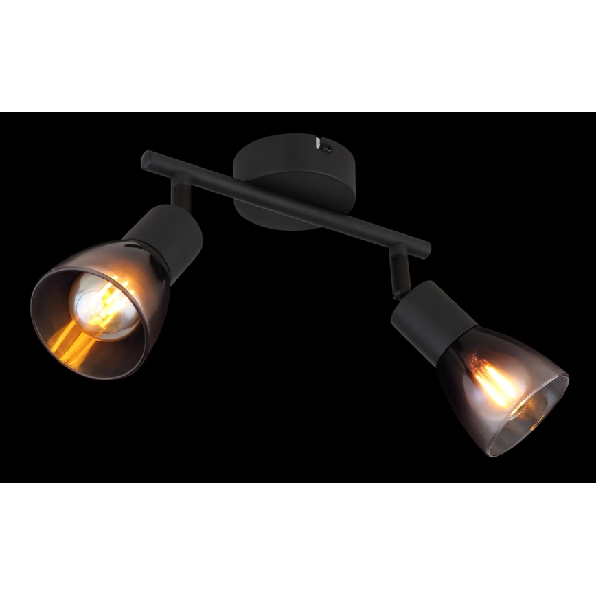 Globo - Точковий світильник 2xE14/25W/230V чорний