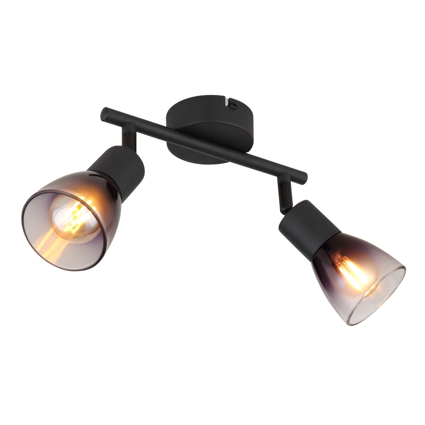 Globo - Точковий світильник 2xE14/25W/230V чорний
