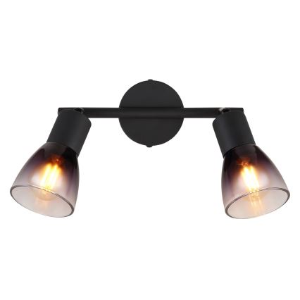 Globo - Точковий світильник 2xE14/25W/230V чорний