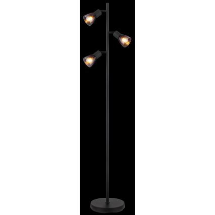 Globo - Торшер 3xE14/25W/230V черный