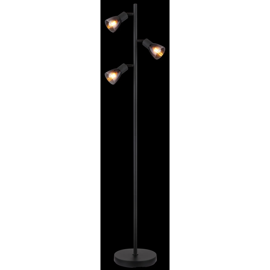 Globo - Торшер 3xE14/25W/230V черный