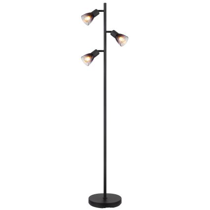 Globo - Торшер 3xE14/25W/230V черный