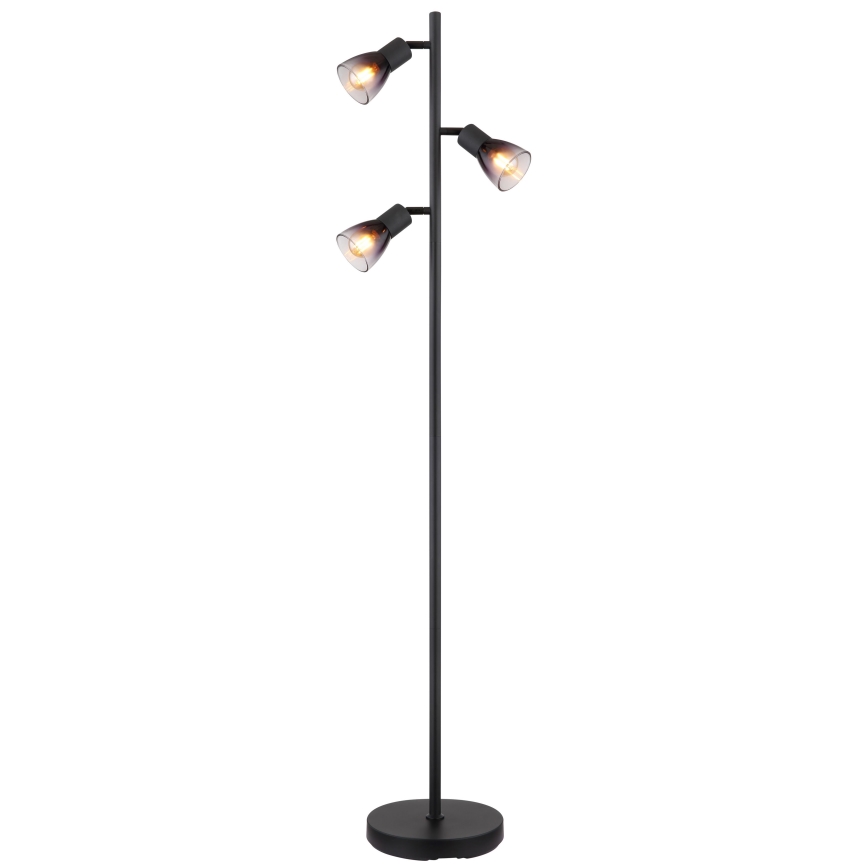 Globo - Торшер 3xE14/25W/230V черный