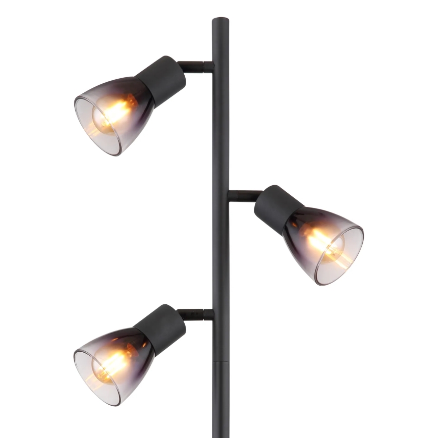 Globo - Торшер 3xE14/25W/230V черный