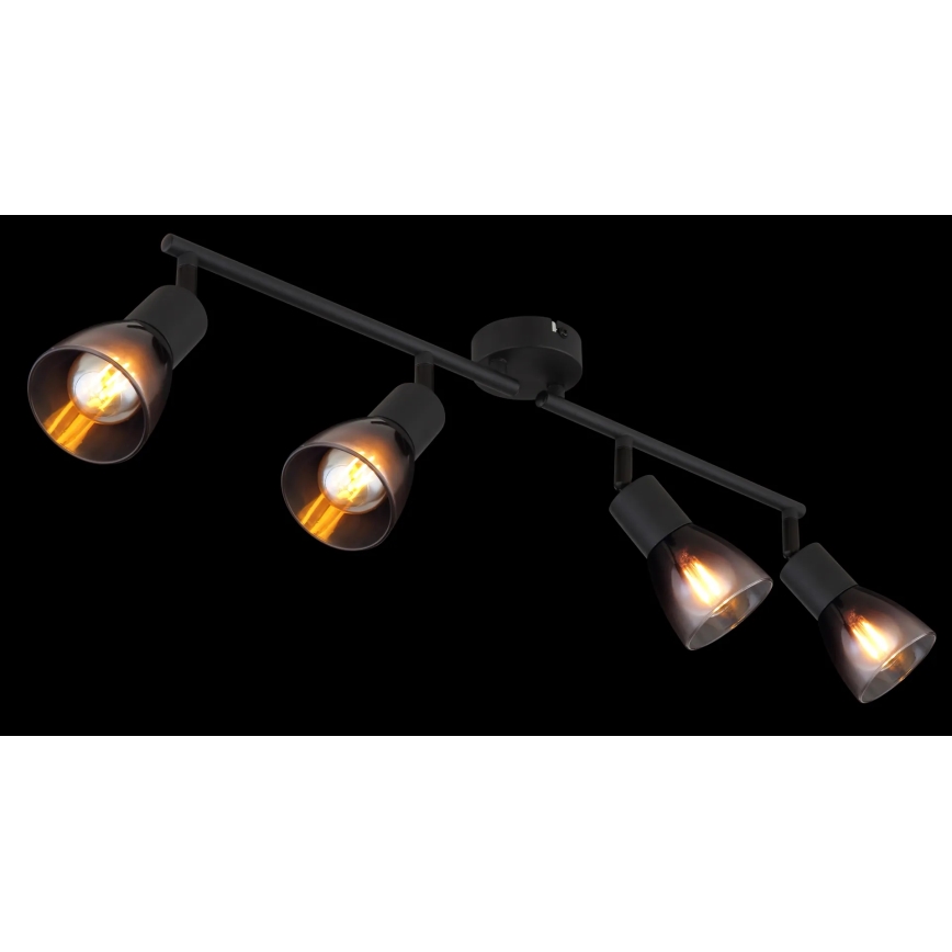 Globo - Точковий світильник 4xE14/25W/230V чорний