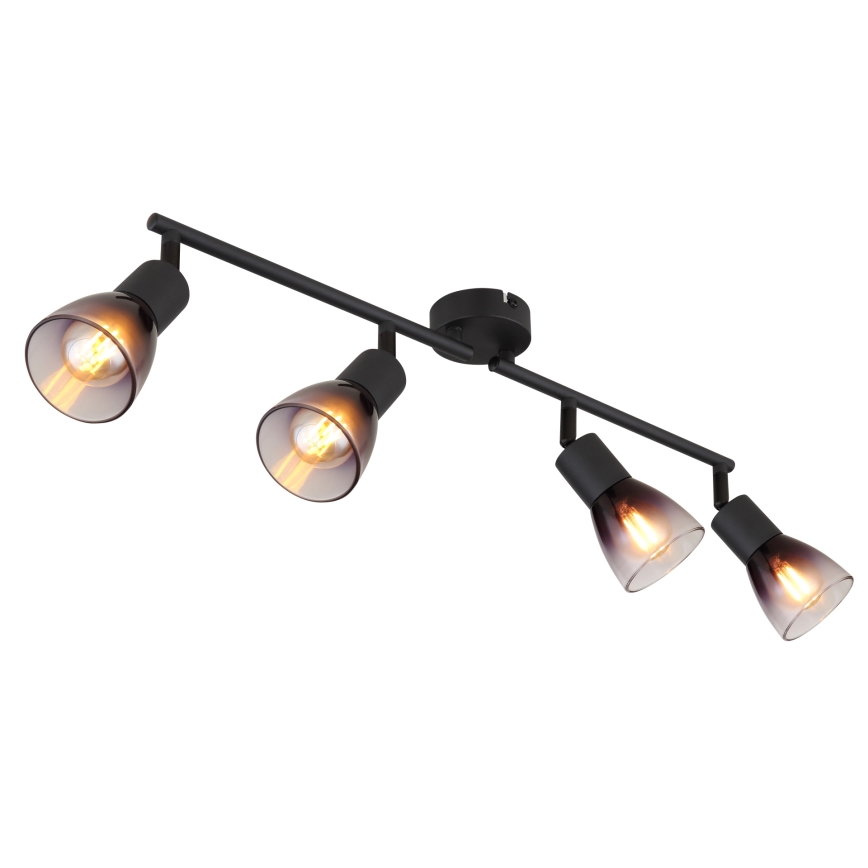 Globo - Точковий світильник 4xE14/25W/230V чорний