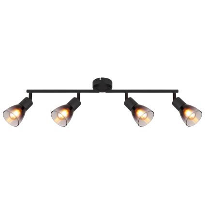 Globo - Точковий світильник 4xE14/25W/230V чорний