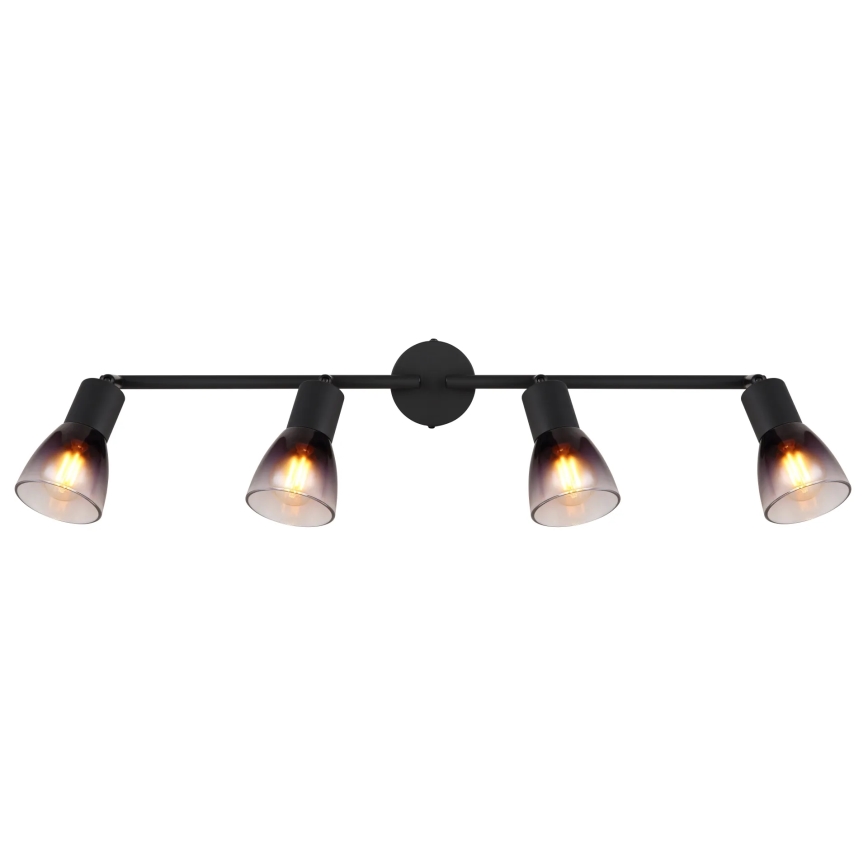 Globo - Точковий світильник 4xE14/25W/230V чорний