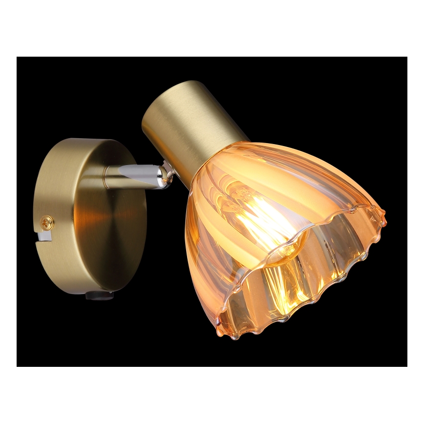 Globo - Настенный точечный светильник 1xE14/40W/230V золотистый