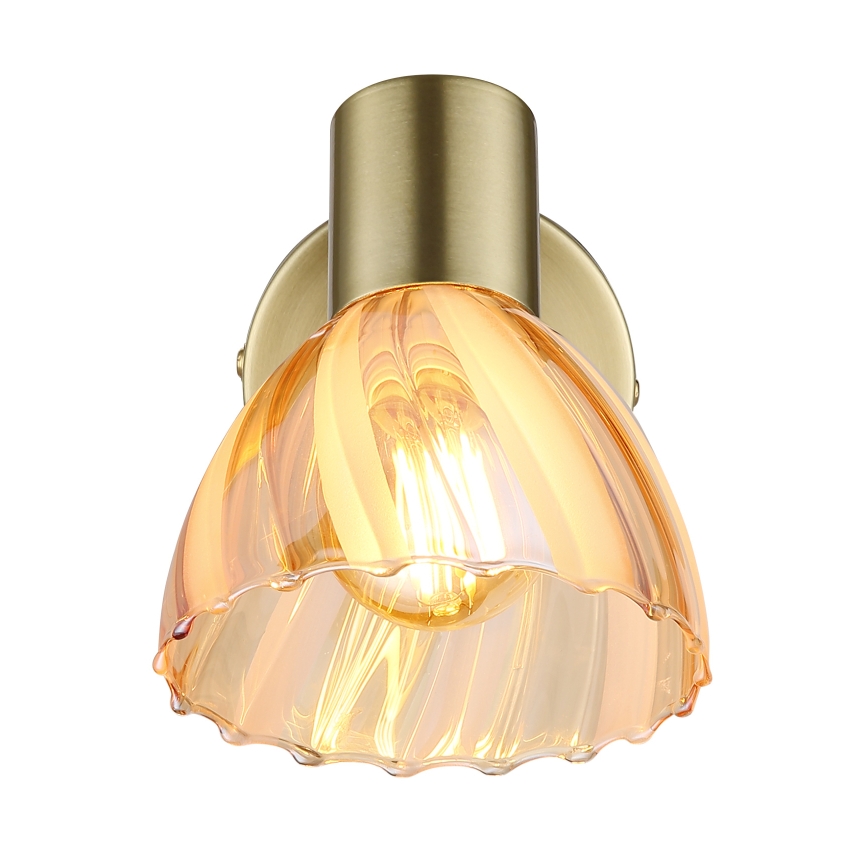Globo - Настенный точечный светильник 1xE14/40W/230V золотистый