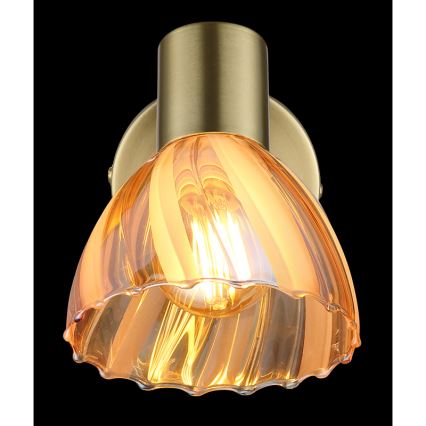 Globo - Настенный точечный светильник 1xE14/40W/230V золотистый