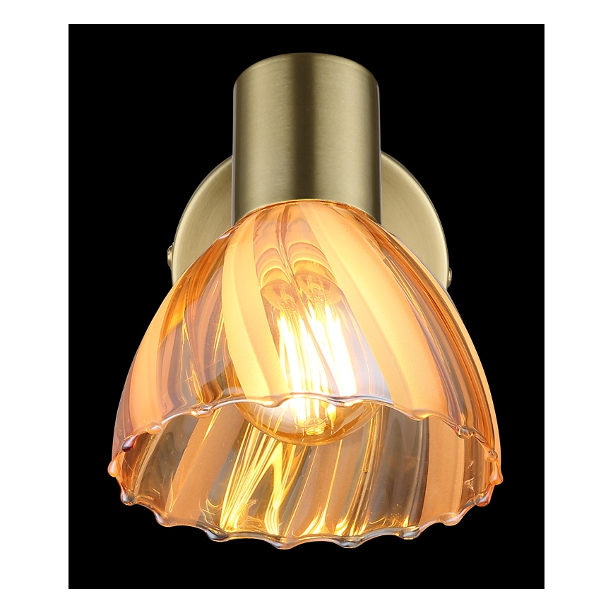 Globo - Настенный точечный светильник 1xE14/40W/230V золотистый
