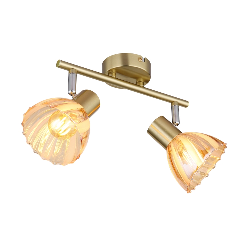 Globo - Точечный светильник 2xE14/40W/230V золотистый